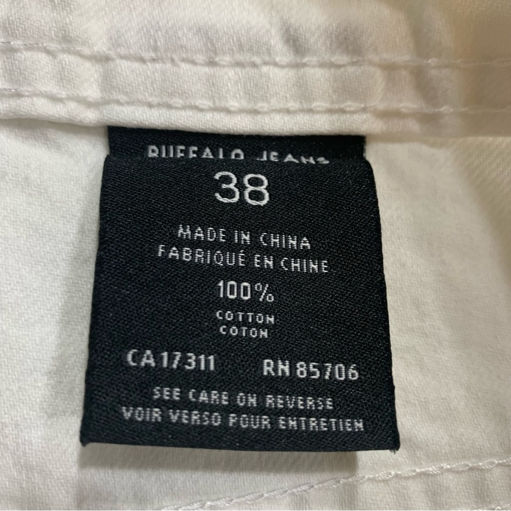Buffalo Jeans White 38X30 Slim Boot NWT Retro - Picture 6 of 9